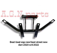 breket visor dudukan visor honda matic beat karbu- beat fi-beat esp-beat street-Bonus baut peninggi 