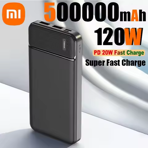 Xiaomi 120W 50000mAh PowerBank Portable Super Fast Charger External Battery PowerBank High Capacity 