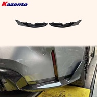 For BMW M4 G82 20-24 Coupe Carbon MP Style Rear Bumper Side Spat Lip Pair