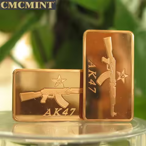 Selling 999 Copper Coin 1 Oz Copper Bar Come Take It Ak47 Metal Game Coins Collectible