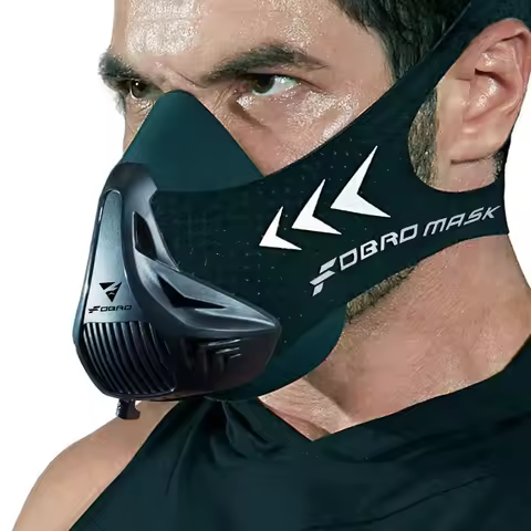 Sports Mask Black Sports Training Mask Pro Cycling Mask High Altitude Training Fit Sports cycling ma