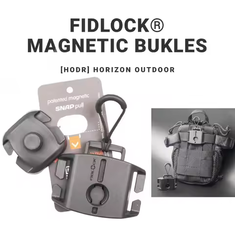 [HODR] FIDLOCK SNAP PULL Magenetic Buckle 25mm Molle Clip Quick Release 15kg Load-bearing Buckle Tac