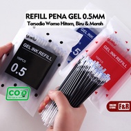 Liquid Pen Refill 0.5mm Standard Refil Ink Fill Penpoint Gel Pen Ink Stationery Gel Versatile