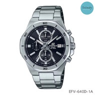 นาฬิกาข้อมือผู้ชาย Casio Edifice chronograph รุ่น EFV-640D EFV-650D ประกัน CMG 1 ปี