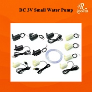DC 3V Mini Submersible Water Pump 3W for Fountain Aquarium Hydroponics 4.5V 5V 6V