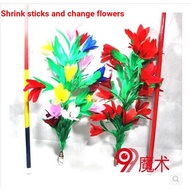 99 Magic Props Steel Shrink Stick Change Flower Stick Change Flower Shrink Stick Flower Feather Flow