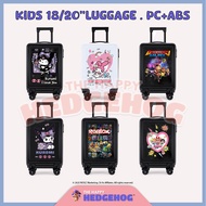 18/20INCH ABS + PC 18 Inch Kids Luggage Travel Bag Luggage Password Lock 8 Wheel
