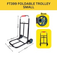 Foldable Trolley Chrome Steel Trolley Troli Pasar Malam Troli Barang Troli Lipat Troli Beroda (FT399