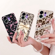 For Oppo K13 Turbo Pro 5G Case PLE11 New Fashion Flower Bowknot Pattern Soft Silicone Clear TPU Cove