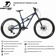 Sepeda UNITED MTB 29 inch EPSILON T 6 (2020)