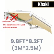 Heyman Electric awning Patio Awning Retractable Awning Sun Shade Awning Cover Outdoor Patio Canopy S