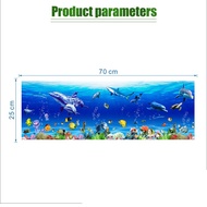 Wallpaper Stiker Dinding Ikan Sea World Wall Sticker Anak Wallsticker List Untuk Kamar Mandi Anak/Se