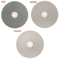 Unnicoco 1Pcs Diamond Abrasive Disc 8inch 60#-3000# Grinding Disc 1/2" Hole Lapping Disc