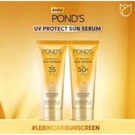 Pond's UV Protect Sun Serum SPF 35 PA+++ Lightweight Sunscreen Niacinamide-C 30gr || Ponds Sunscreen