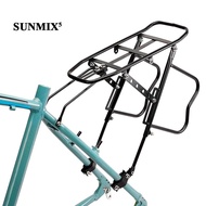 [ Bike Rear Rack Bike Carrier Rack for Folding Bike Outdoor Mountain Bike