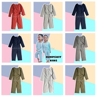 Jumpsuit Kids for Girl Jumpsuit Budak Baju Budak Perempuan Overall Budak 1-4 Tahun