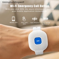 Twsg Waterproof Tuya Smart Wifi Safety SOS Bracelet Emergency Alert SOS Watch Elderly Fall Alarm SOS
