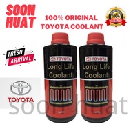 1 Botol - Jamin Original Toyota Long Life Radiator Coolant 1L 1000mL UMW Genuine Toyota coolant