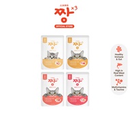 JJANGX3 Eco-choice Pouch Cat Wet Food Real Meat Fish Makanan Kucing 70g Less Jelly