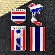 Flag Car Sticker Thai Pride Vehicle Aluminum Emblem Badge Decal for Toyota Auto Styling Accessory