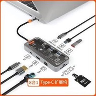 HUB 8 in 1 USB-C 100W HDMI 4KLAN 1GbpsUSB-A USB 3.2 Gen 1x1SD CardMicro-SD -12M