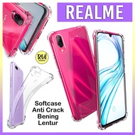 Anti Crack Case Bening Realme 2 3 5 5i 5s 6 6i 7 7i 8i 8 PRO 4G 5G C1 C2 C3 C11 2021 C12 C15 C17 C20
