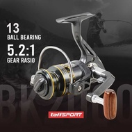 TaffSPORT GHOTDA Spinning Fishing Reel 5.2:1 BB 13 - BK2000