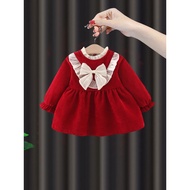 Girls Spring Dress 2025 New Style 4 Western Style Children Princess Dress Baby Dress 1 Year Old Baby