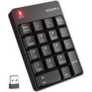 MOFII Wireless Number Pad - 2.4G Numeric Keypad Silent 19 Keys USB Keypads, Portable Financial Accou