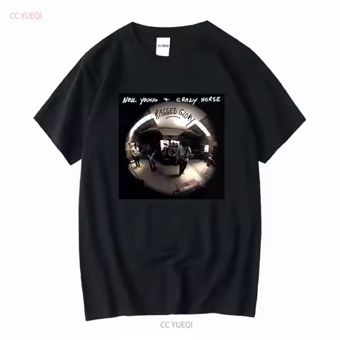 RAGGED GLORY Neil Young Crazy Horse T Shirt America USA Canada Music Garage Rock Grunge Rare Vinyl C