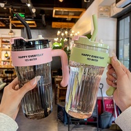 bottle water bottle High-value Big Mac Office Portable Straw Water Cup