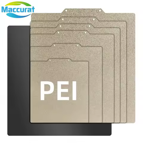 2 sided Magnetic PEI Powder Sheet 235/257/310/mm Double Sided Spring Steel Sheet Textured For Ender 