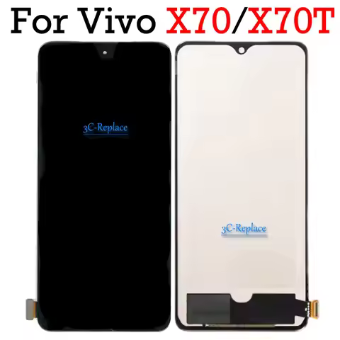 Repair TFT Black 6.56 inch For Vivo X70 X70T V2133A V2104 LCD Display Touch Screen Digitizer Assembl
