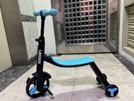 義大利Lecoco-三合一多功能成長型兒童三輪滑板車