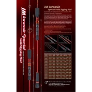 Rod OH Jurassic Special #58 BM PE#25-40 Solid JM Jigging Master Jigging Rod Joran Mancing Pancing