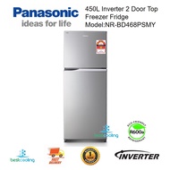 Panasonic NR-BD468PSMY Inverter 2 Door Top Freezer Fridge (Gross 450L)