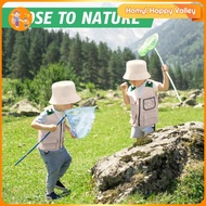 Kids Explorer Costume Cargo Vest and Hat for Toddlers Park Ranger Zoo Keeper