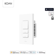Aqara Dimmer Switch H2 US สวิตช์หรี่ไฟอัจฉริยะ สวิตช์ดิมไฟรองรับ Matter