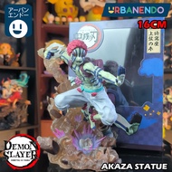 Action Figure Demon Slayer Akaza Ukuran 16cm Pajangan Kamar Asli