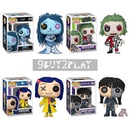 「新貨預訂」Funko pop Patchwork Corpse Bride Emily Coraline Beetlejuice Wednesday Addams With Thing 怪誕屍新娘 