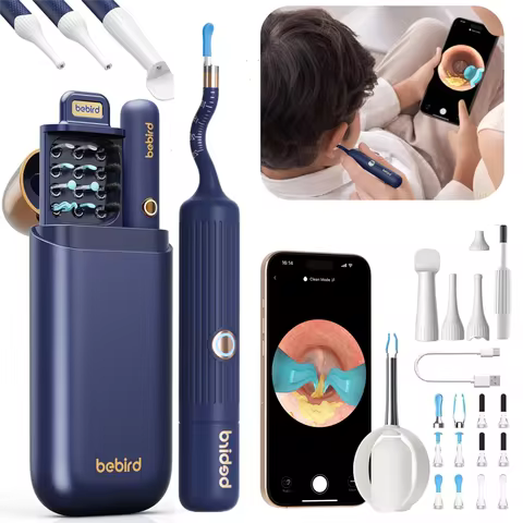 2025 New Bebird Earsight Plus I35R Ear Wax Removal Tool Camera Cleaner Kit- HD Wireless Flexible Oto