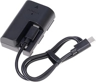 Foto4easy USB C Power Cable to LP-E6 Dummy Battery Adapter for 5D2 5D3 5D4 6D 6D2 60D 7D 7D2 70D 80D