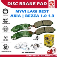 S2U Disc Brake Pad Front Perodua Myvi Lagi Best Icon Bezza 1.0 1.3 Axia Brek Pad Depan Kereta 0085