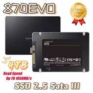 870 EVO 4TB Solid State Disk 500GB 1TB 2TB SSD ภายใน Hdd Hard Drive สำหรับ Sata3 2.5นิ้วแล็ปท็อปเดสก์ท็อป Pc Mlc ดิสโก้ Duro