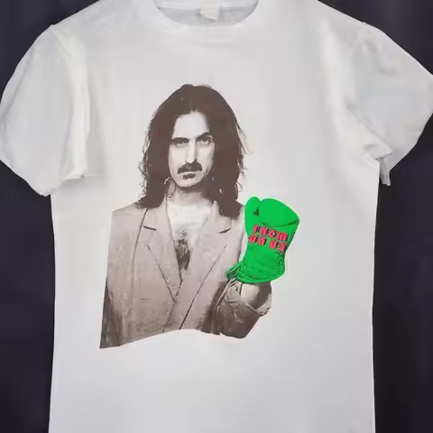Vintage FRANK ZAPPA T Shirt 1984 THEM OR US Tour band Screen Stars SM