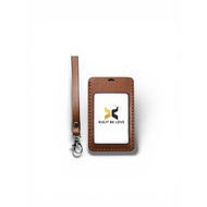 Premium Genuine Leather Id Card Holder 1 Slot