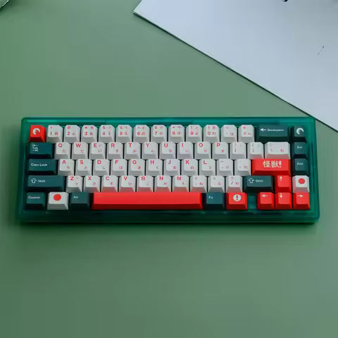 129 Keys GMK Kaiju Keycaps Cherry Profile Japanese PBT 5-side Dye Sublimation Mechanical Keyboard Ke