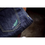 💯 JEANS PINION GREEN WAR Slim fit & straight cutting heavy denim #denim 74 15oz #denim khen #denim S