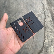 Centa B80 Black Acrylic Triangle Pattern Off White Panel