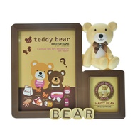 Inno Photo (08915) Frame Plastic Frame 1118 "Bear" Dark Brown w/ 2.5x3, 5x7 op. frame Picture Frame
